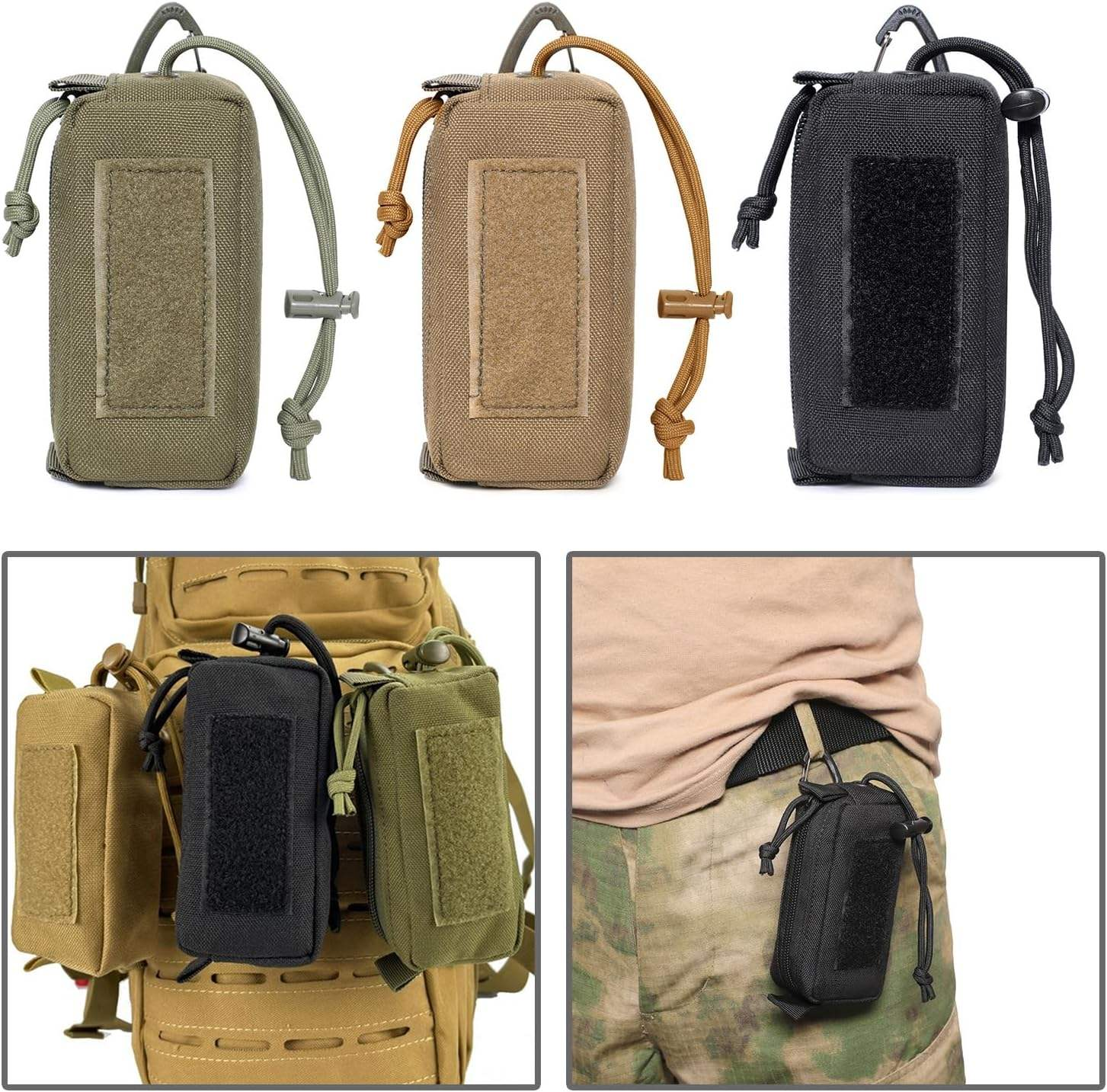 Edc Carry Card - Tactical Molle Mini EDC Tool Pouch