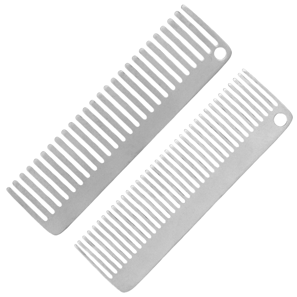 Comb Pocket Titanium - Titanium Comb Anti-Static Portable Camping Comb