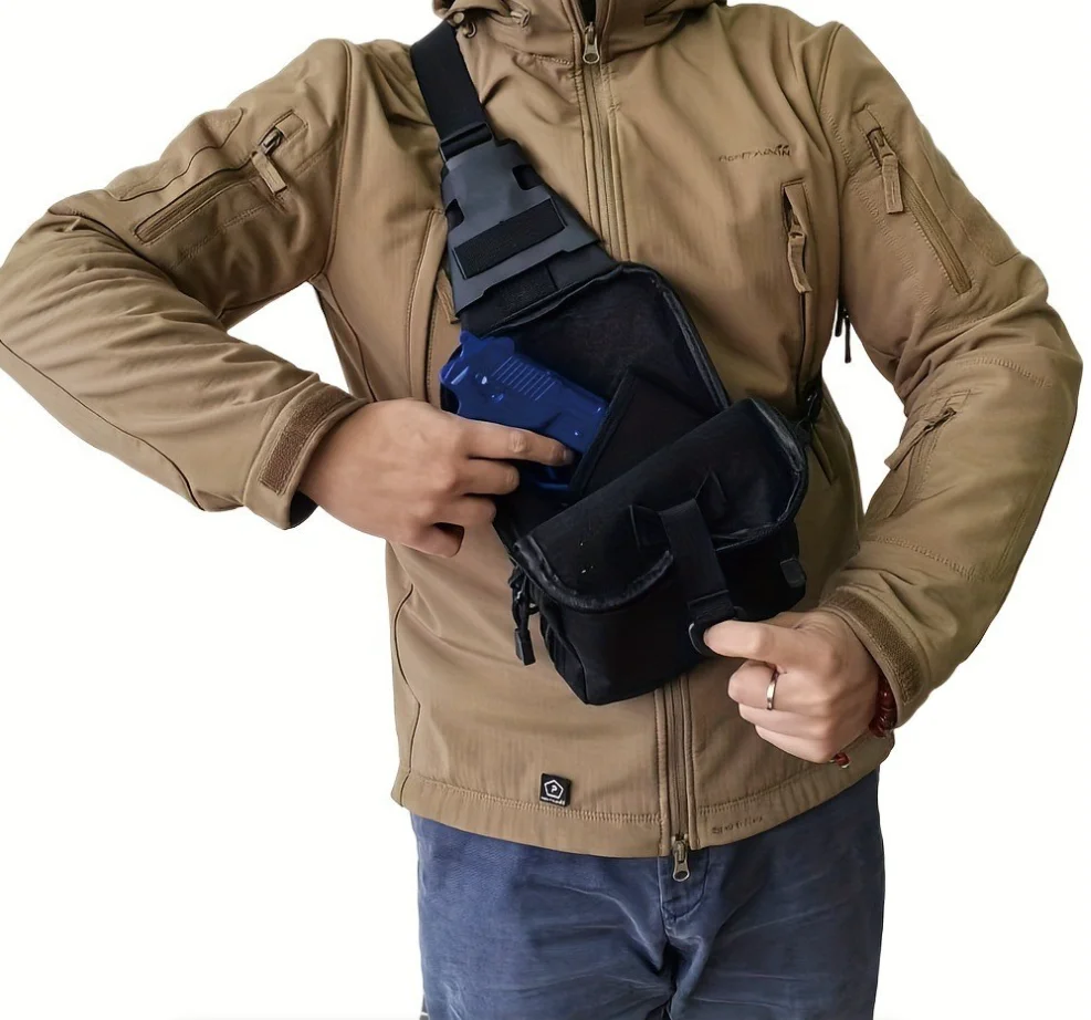 Tactical Sling Bag Concealed C - Edc Carry Bag For Pistol 评论和价格