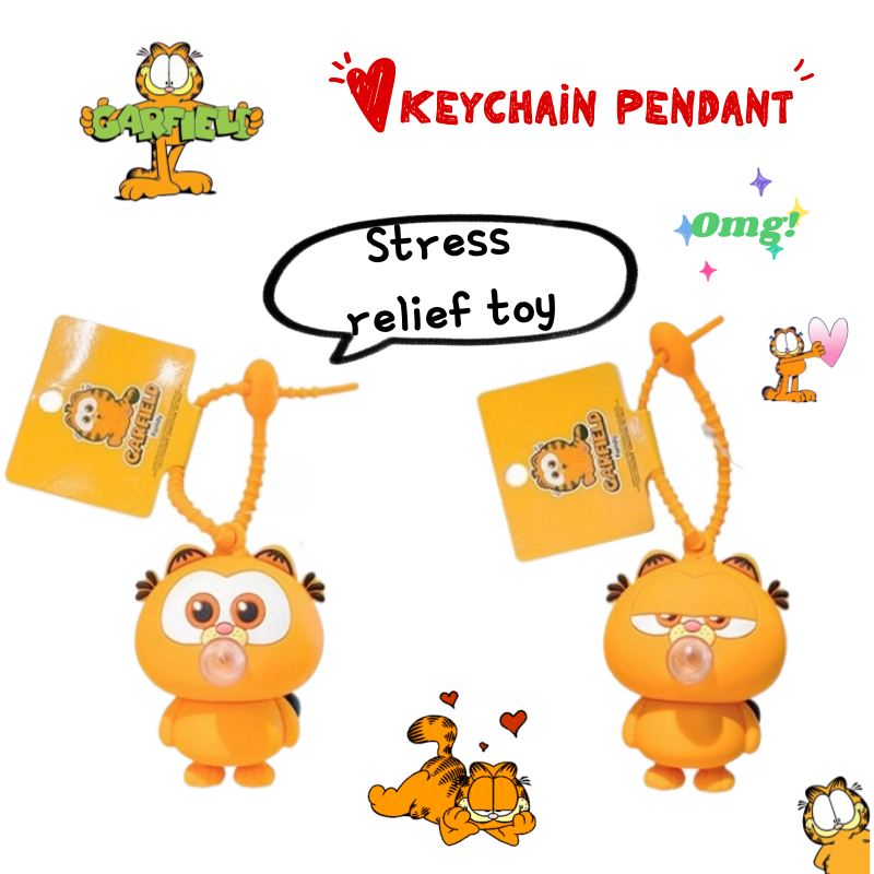 New Garfield doll car keychain - Carabiner Keychain 评论和价格