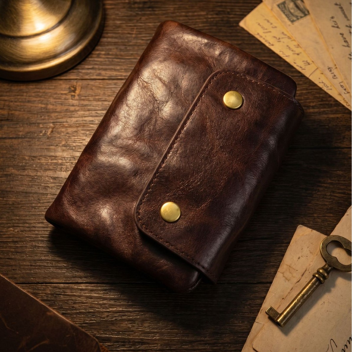 Vintage Full-Grain Leather Sna - Edc Carry Card 评论和价格