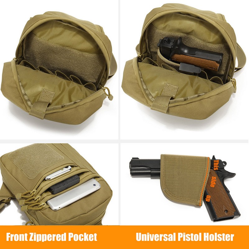 New Tactical Chest Bag Pistol  - Edc Concealed Carry Holster 评论和价格