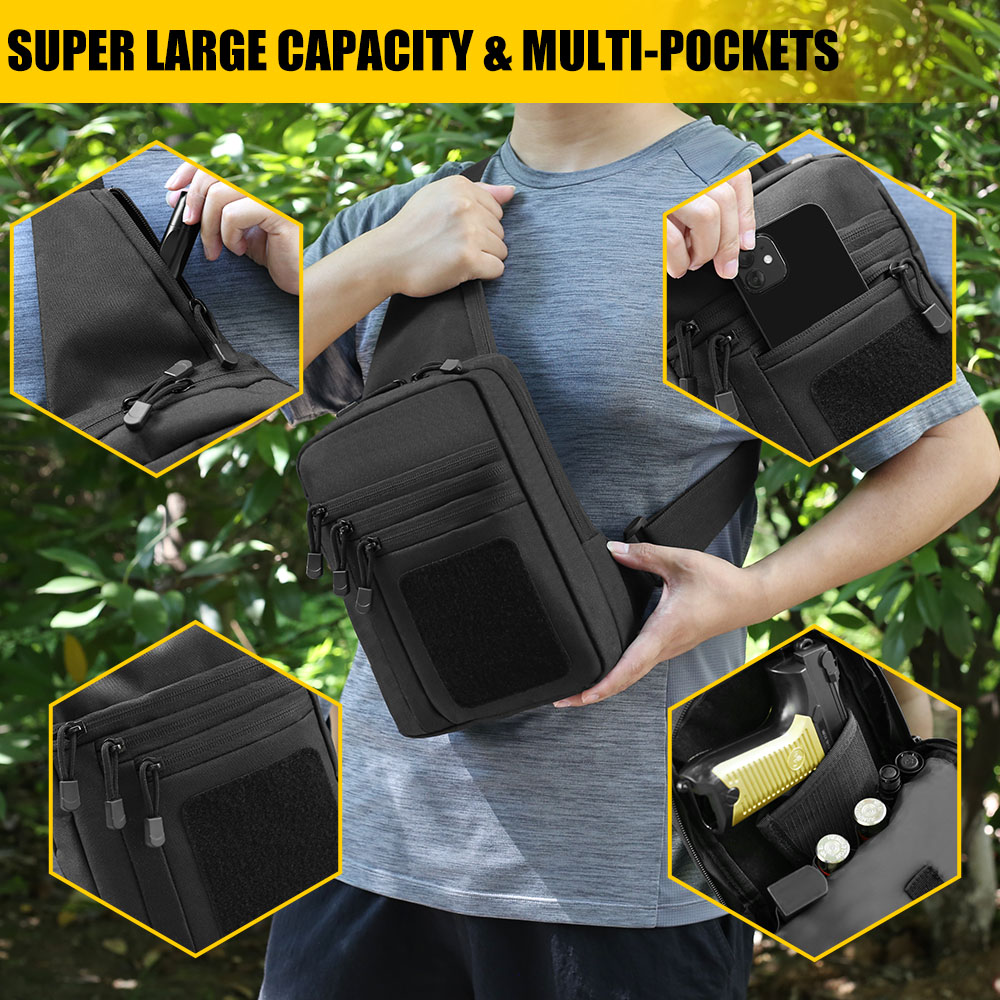 Tactical Pistol Gun Bag Concea - Edc Carry Bag For Pistol 评论和价格