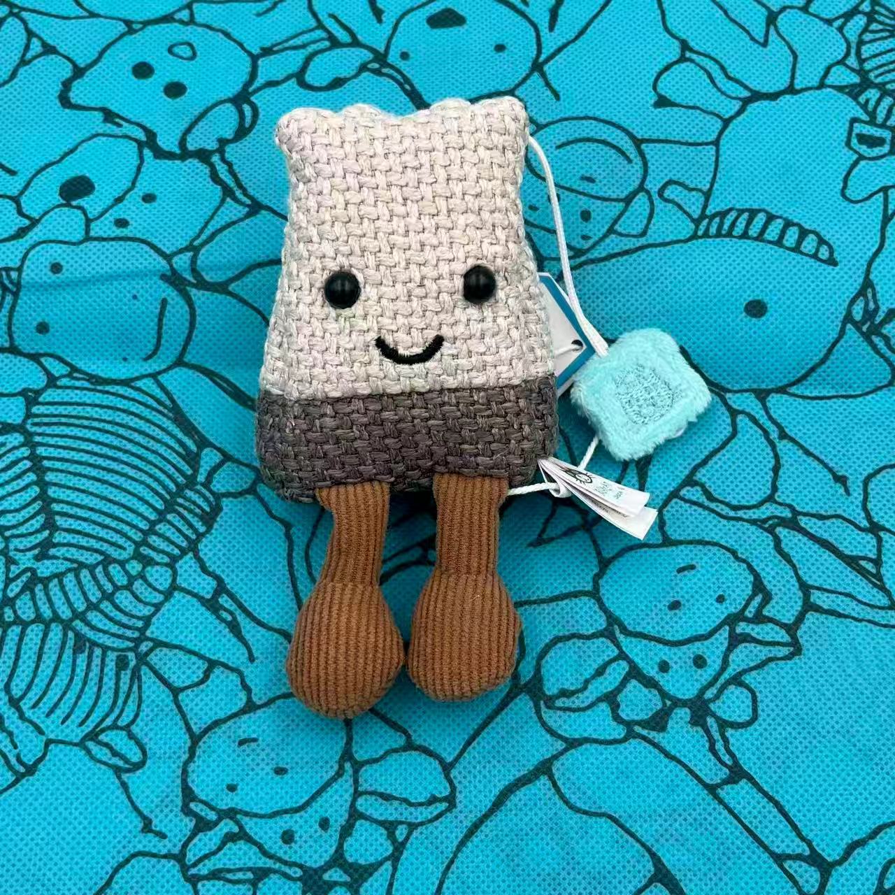Plush Cotton Cat Candy Two Ton - Carabiner Keychain 评论和价格