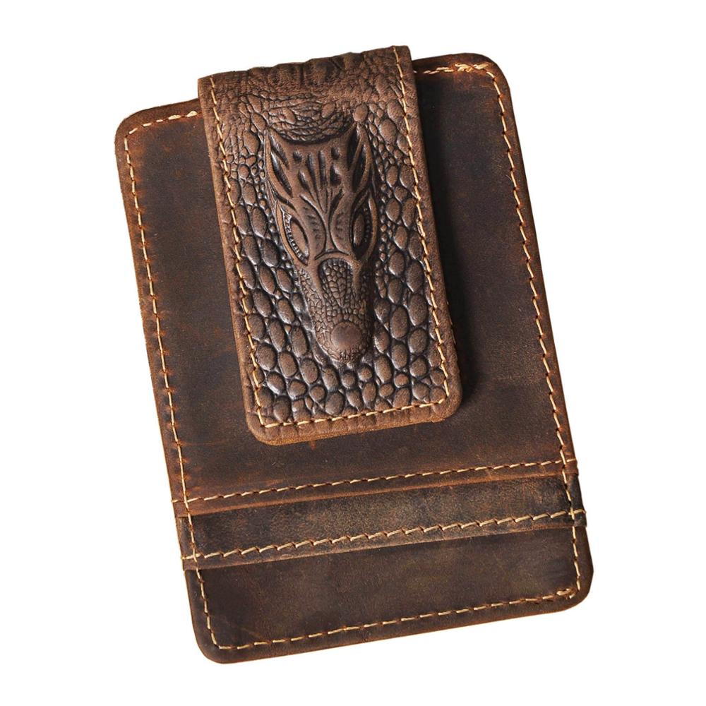 2020 Trend Real Leather Magnet - Money Clip Magnetic 评论和价格