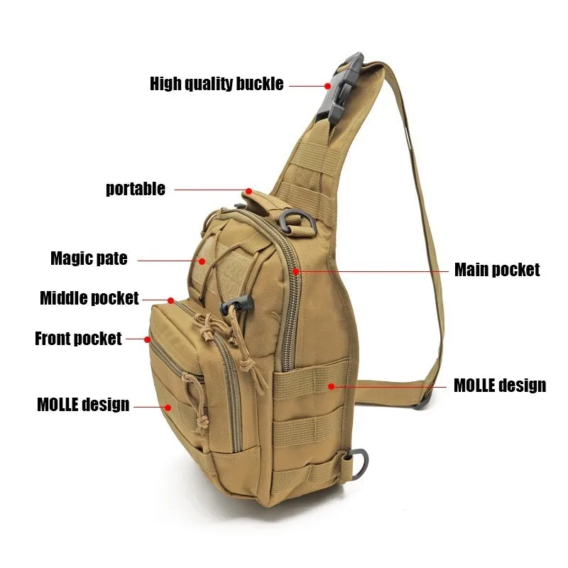Military Tactical Sling Backpa - Edc Concealed Carry Sling Bag 评论和价格