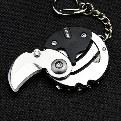 Mini EDC Folding Knife Coin Po - Edc Carry Coins 评论和价格