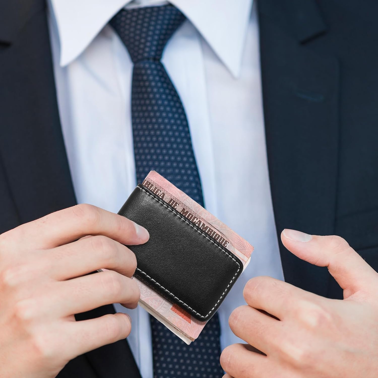Black Magnetic Money Clip Mini - Money Clip Magnetic 评论和价格