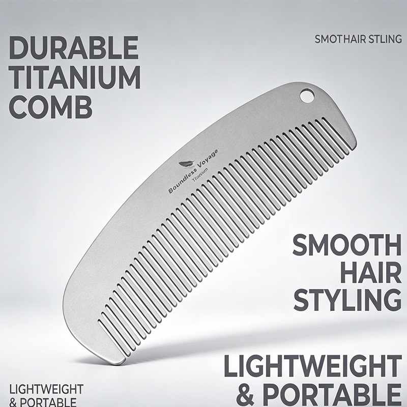 Boundless Voyage Titanium Comb - Comb Pocket Titanium 评论和价格