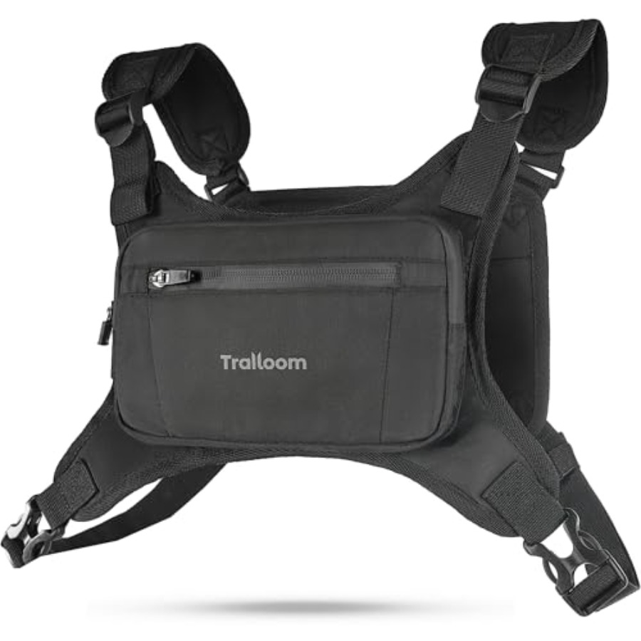 Running Chest Pack Reflective  - Leather Edc. Carry Pouch 评论和价格