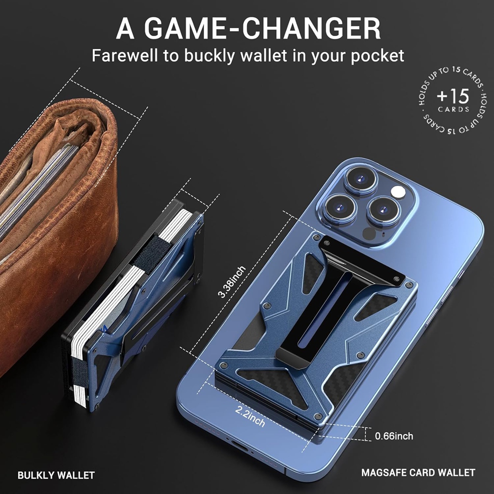 Magnetic Phone Wallet Compatib - Money Clip Magnetic 评论和价格