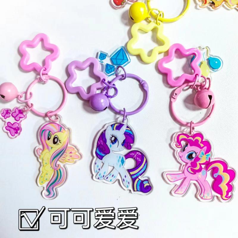 Anime Kawaii Unicorn Keychain  - Carabiner Keychain 评论和价格