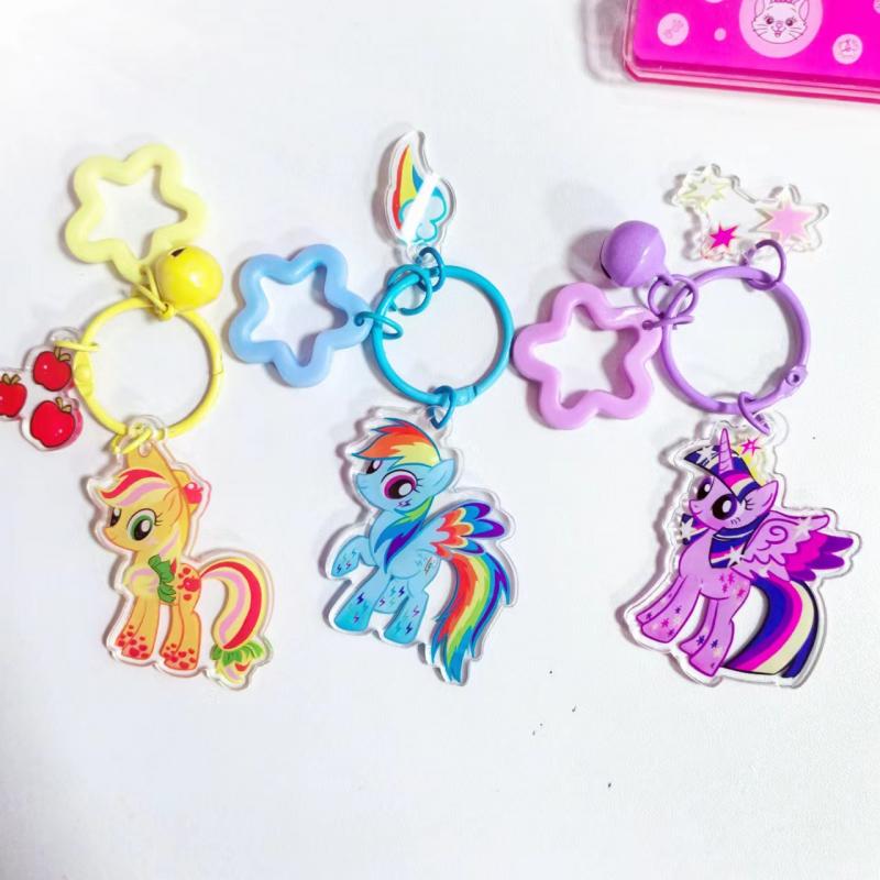 Anime Kawaii Unicorn Keychain  - Carabiner Keychain 评论和价格