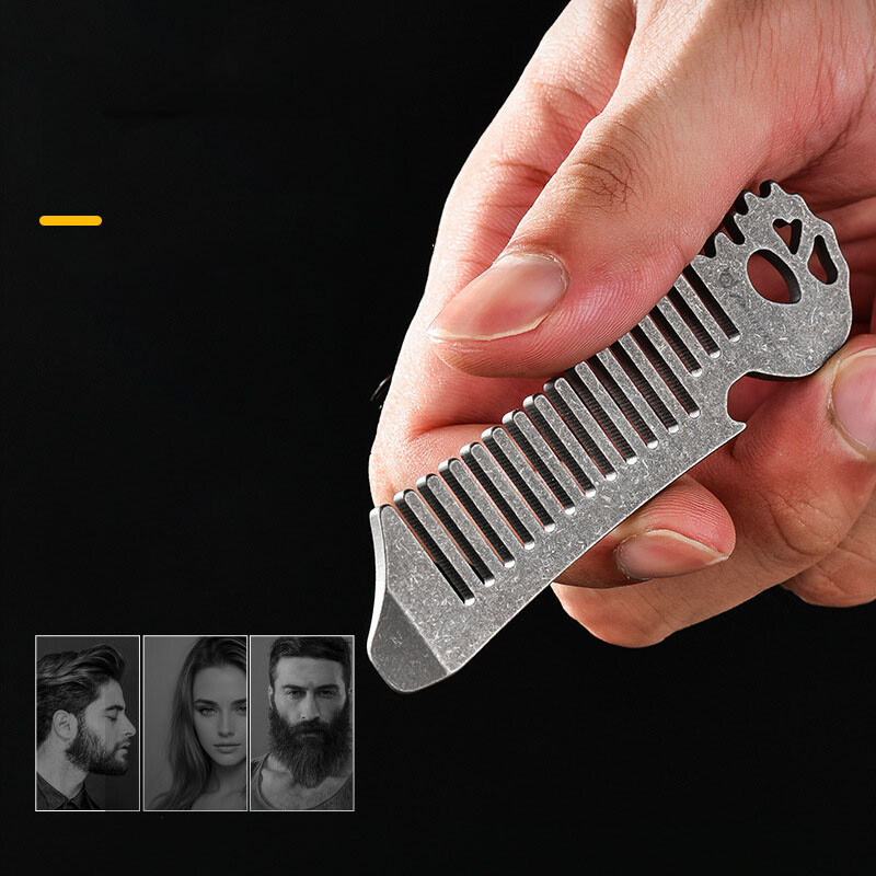 Titanium alloy comb with bottl - Comb Pocket Titanium 评论和价格