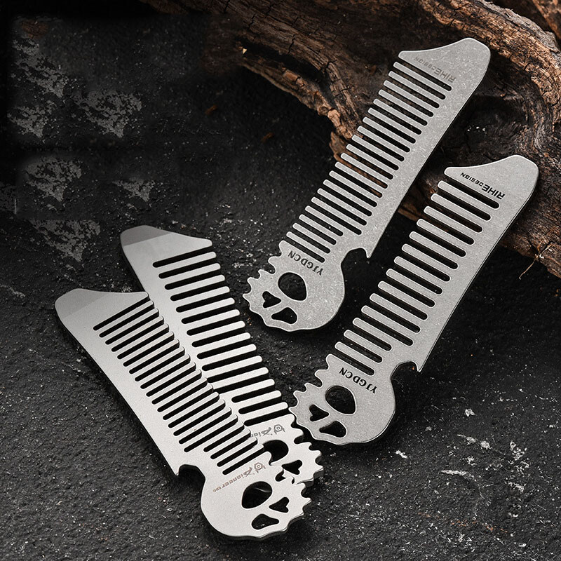 Titanium alloy comb with bottl - Comb Pocket Titanium 评论和价格