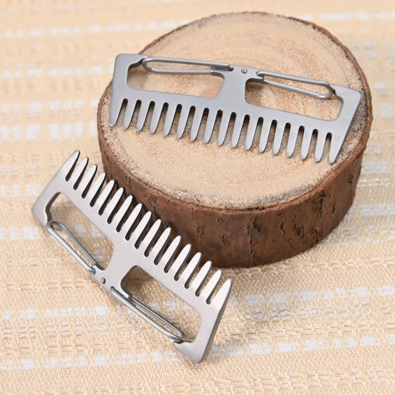 Titanium Alloy Comb EDC Multi- - Comb Pocket Titanium 评论和价格