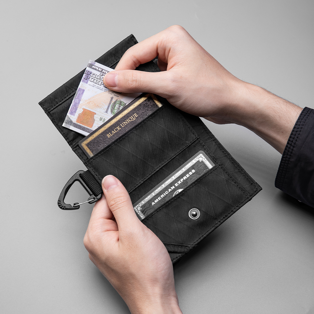 Trifold Wallet with Hook Keych - Edc Carry Card 评论和价格