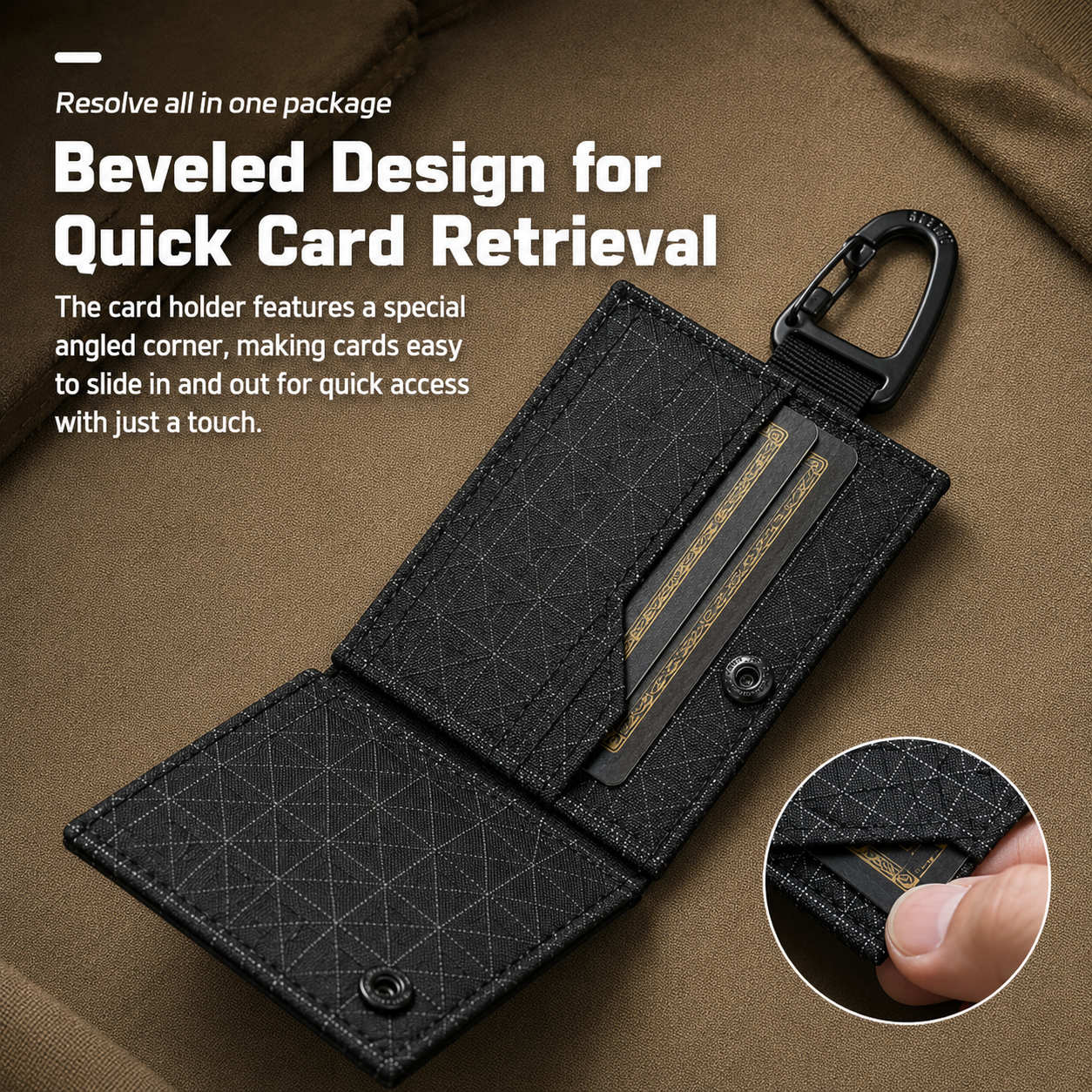 Lightweight Trifold Wallet wit - Edc Carry Card 评论和价格