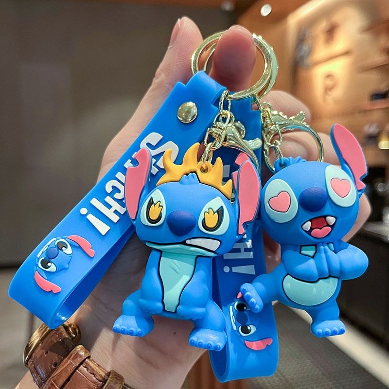 Disney Stitch 3D Doll Car Key  - Carabiner Keychain 评论和价格