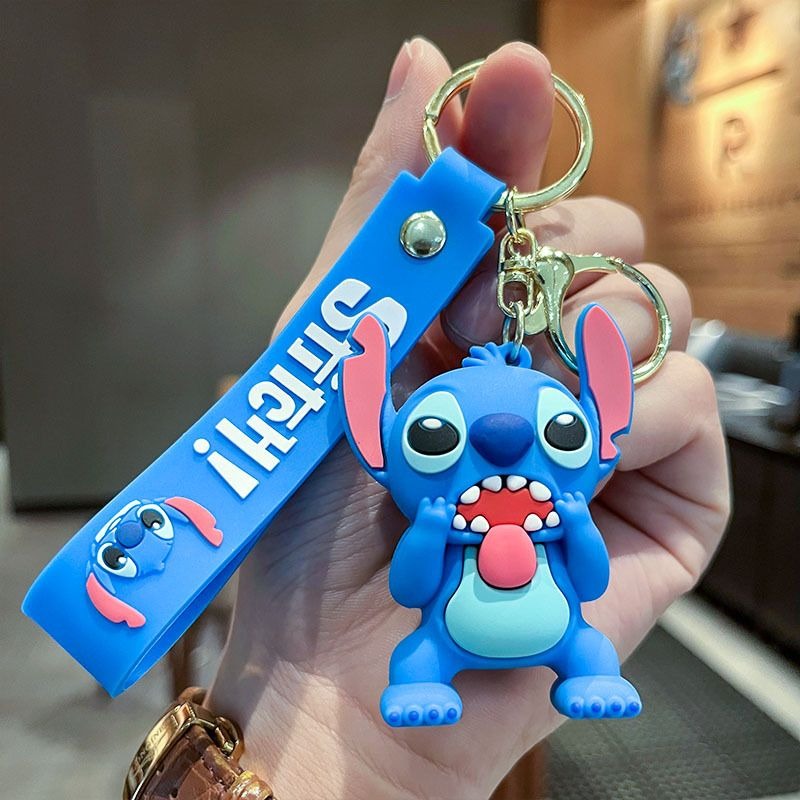 Disney Stitch 3D Doll Car Key  - Carabiner Keychain 评论和价格