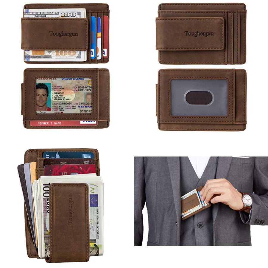 Toughergun Slim Wallet for Men - Money Clip Magnetic 评论和价格