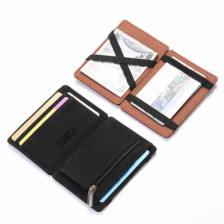 Men Ultra Thin PU Leather Mini - Edc Carry Card 评论和价格