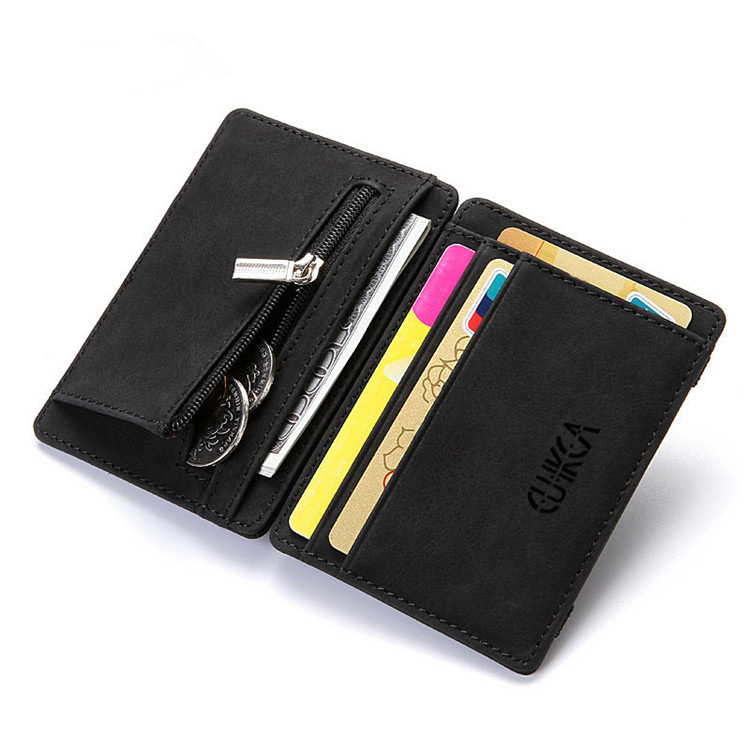 Men Ultra Thin PU Leather Mini - Edc Carry Card 评论和价格