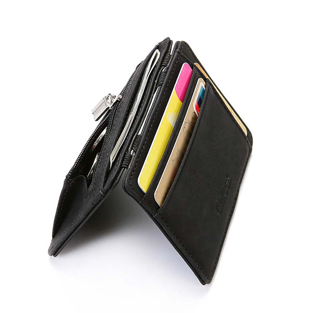 Men Ultra Thin PU Leather Mini - Edc Carry Card 评论和价格