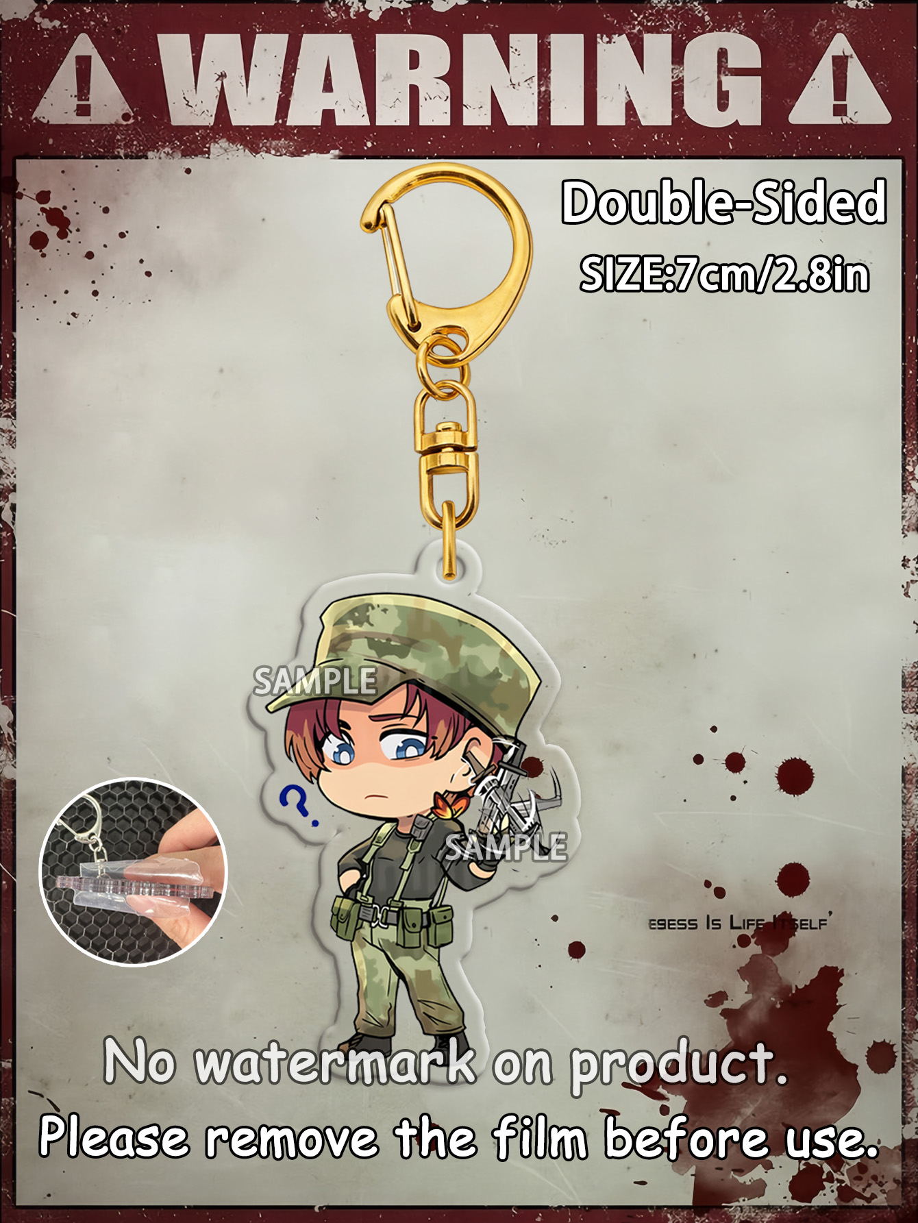 Leon Keychain，Biohazard 4 Keyc - Carabiner Keychain 评论和价格
