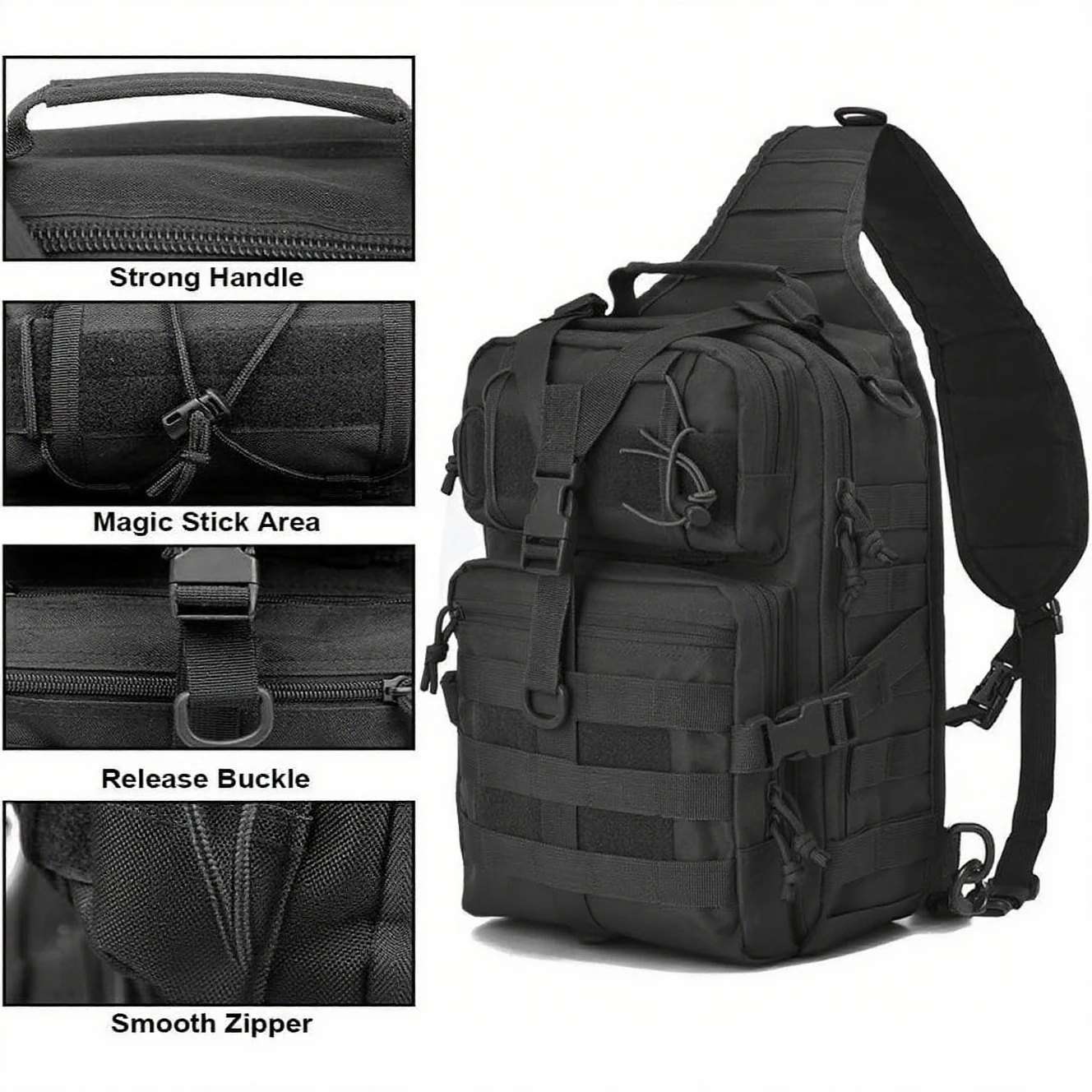 Tactical Sling Backpack Should - Edc Carry Bag For Pistol 评论和价格