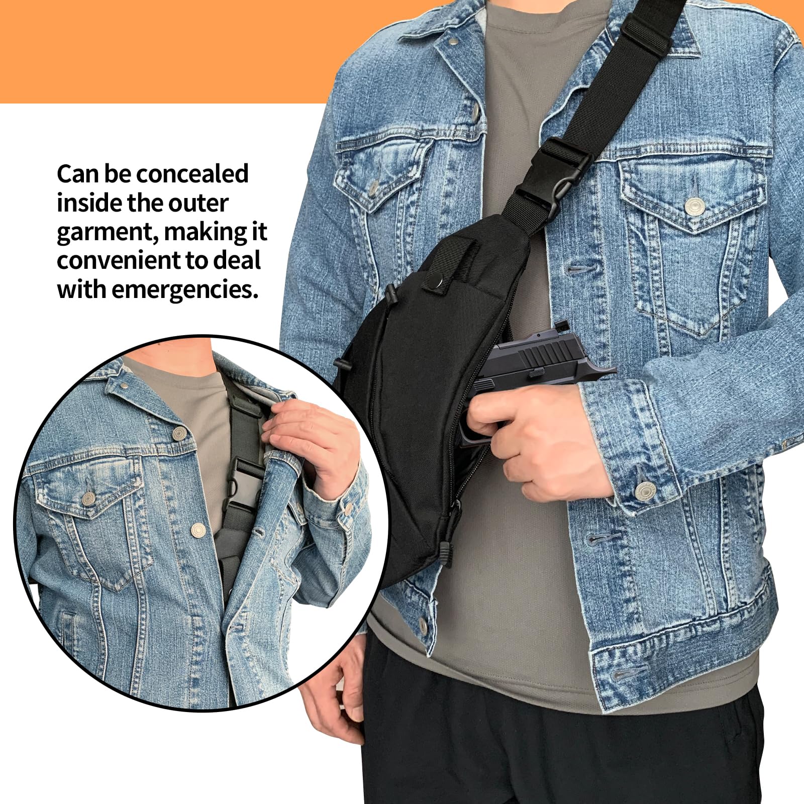 Tactical Crossbody Sling Bag E - Edc Carry Bag For Men 评论和价格