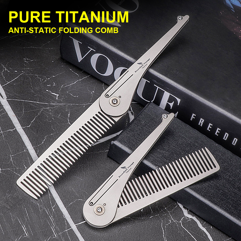 Pure Titanium Hair Comb, Ultra - Comb Pocket Titanium 评论和价格