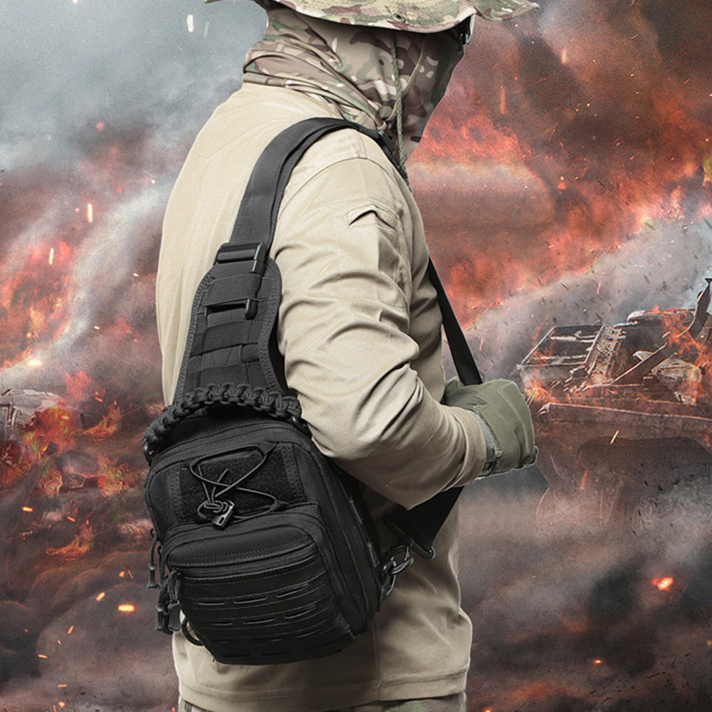 Tactical Sling Bag Pouch Multi - Edc Carry Bag For Pistol 评论和价格
