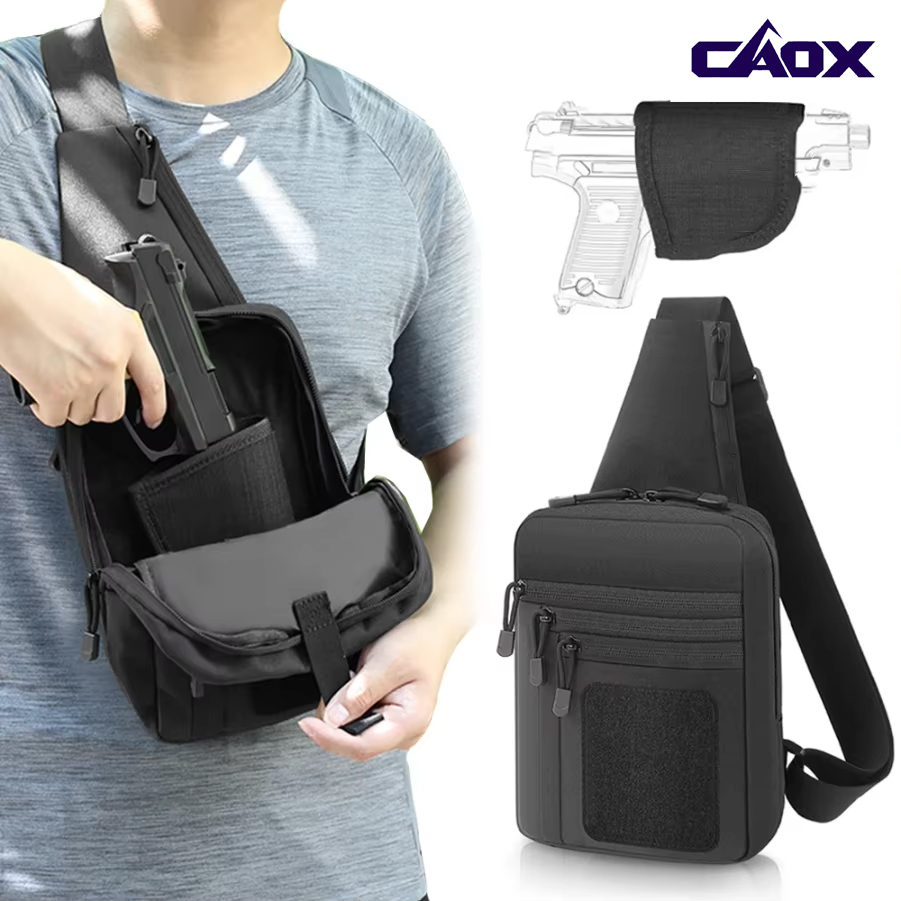 CAOX Tactical Pistol Gun Bag C - Edc Concealed Carry Sling Bag 评论和价格