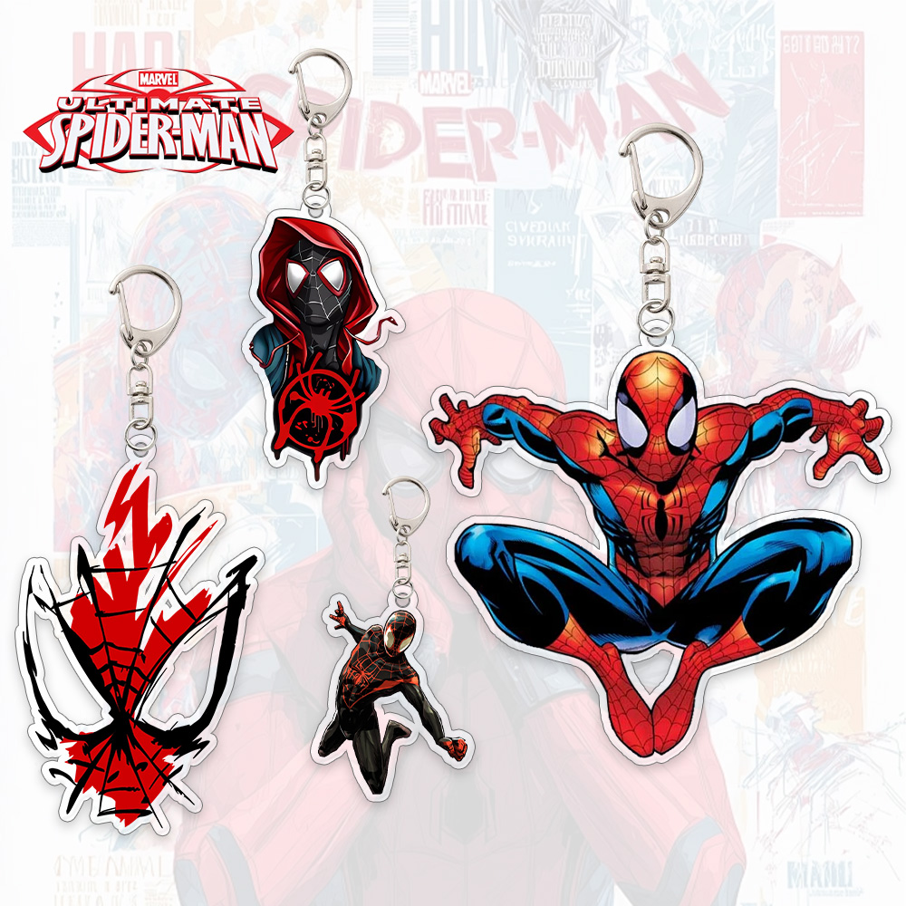 Spider Man Acrylic Keychain An - Carabiner Keychain 评论和价格