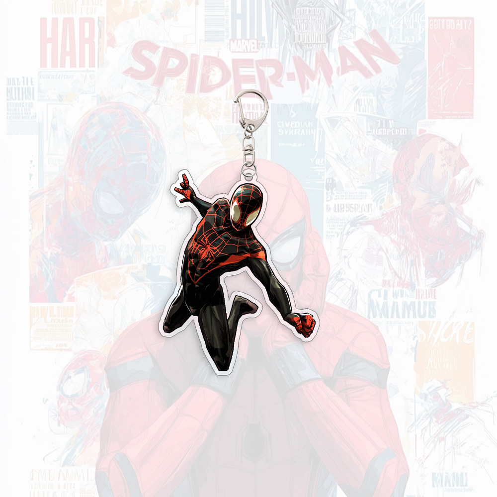 Spider Man Acrylic Keychain An - Carabiner Keychain 评论和价格