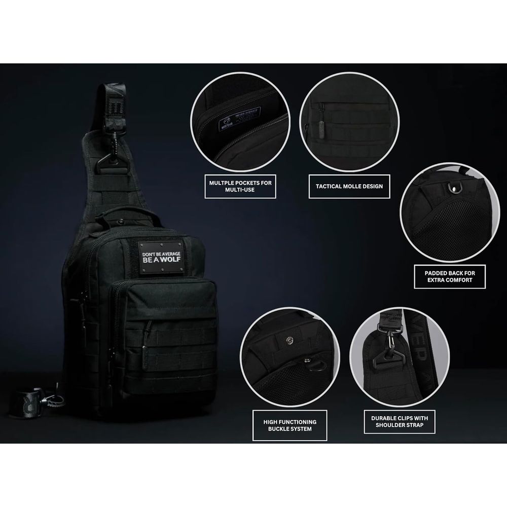 9L Tactical Sling Bag for Conc - Edc Concealed Carry Sling Bag 评论和价格