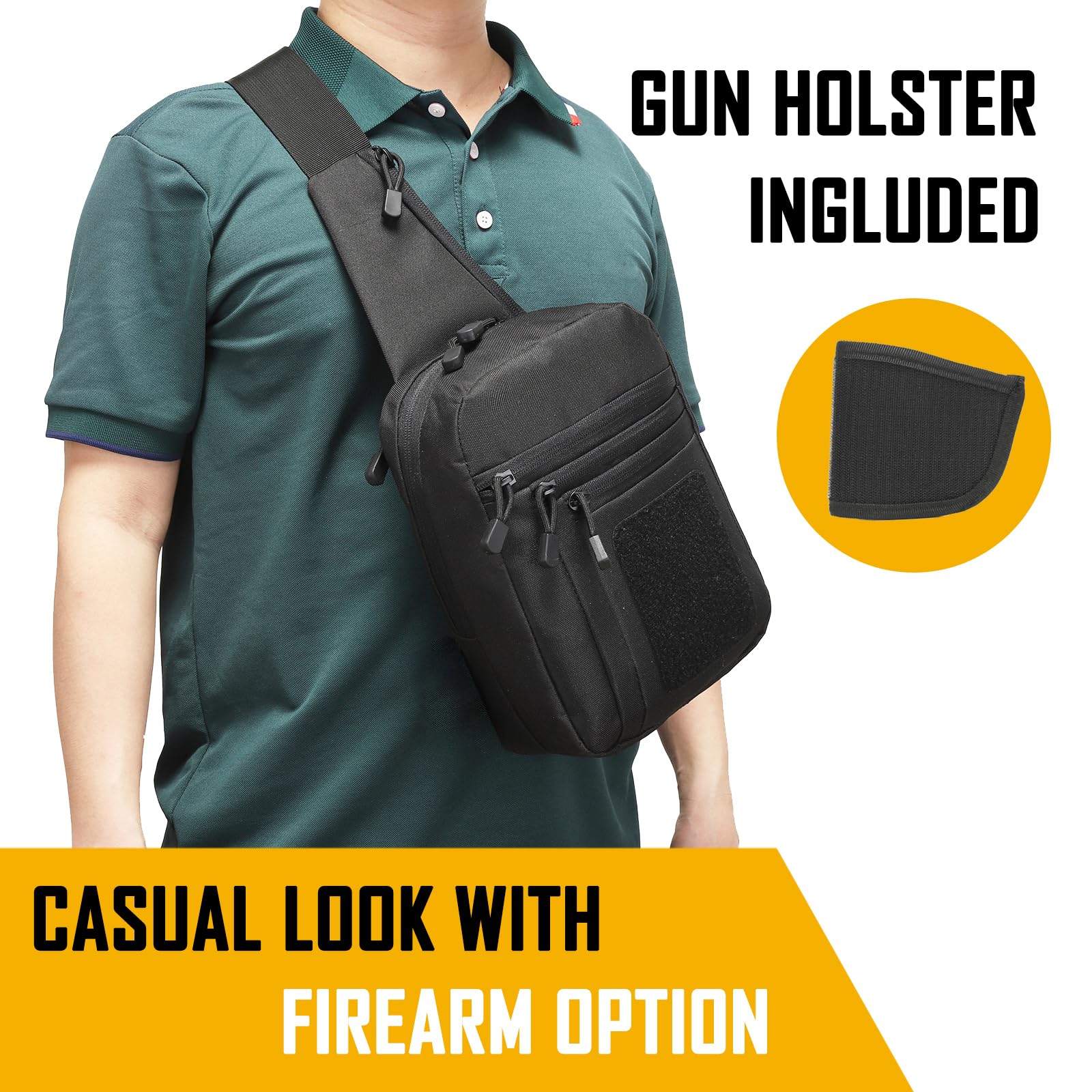 Concealed Carry Crossbody Bag  - Edc Carry Pack 评论和价格