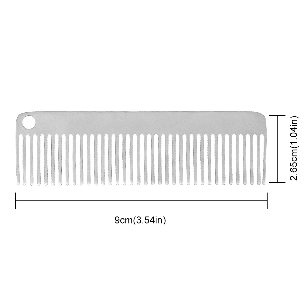 Portable Comb Small Titanium C - Comb Pocket Titanium 评论和价格